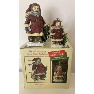 International Santa Claus Collection Ornament Figurine Set BELSNIKLE CANADA